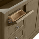 James Martin Chicago 60" Double Bathroom Vanity, Walnut Whisper