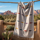 Heather Grey Baja Thunderbird Blanket by West Path