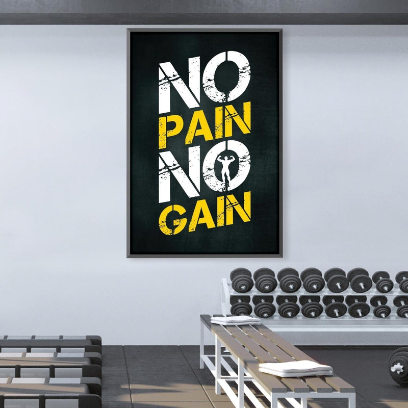 No Pain No Gain Canvas