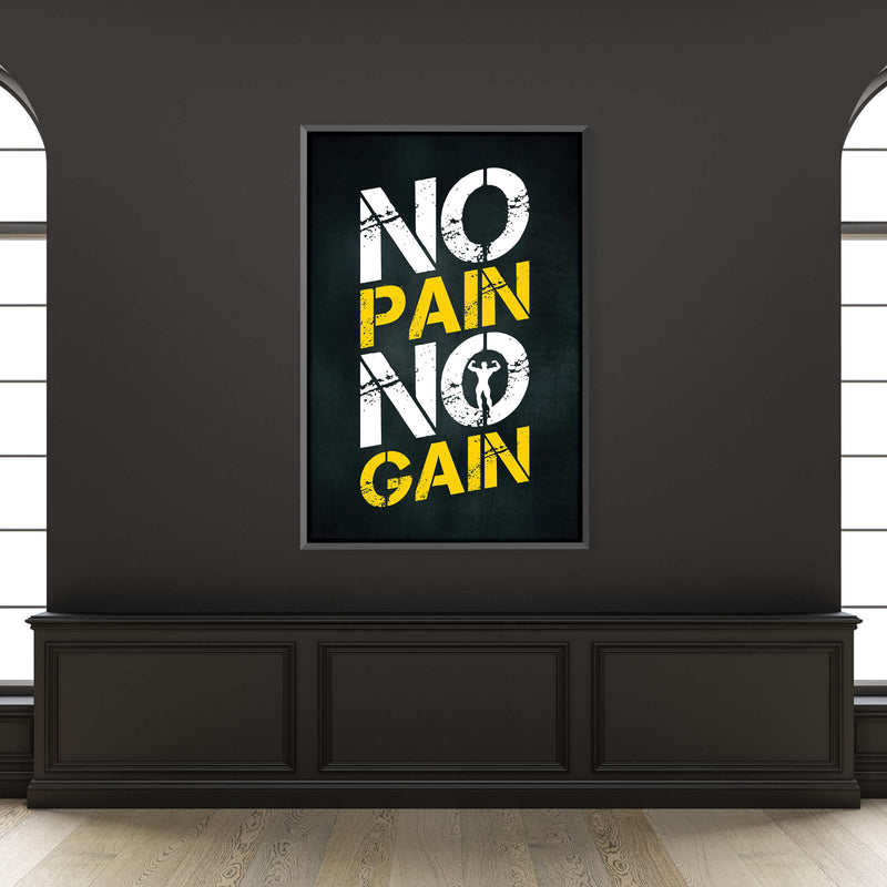 No Pain No Gain Canvas