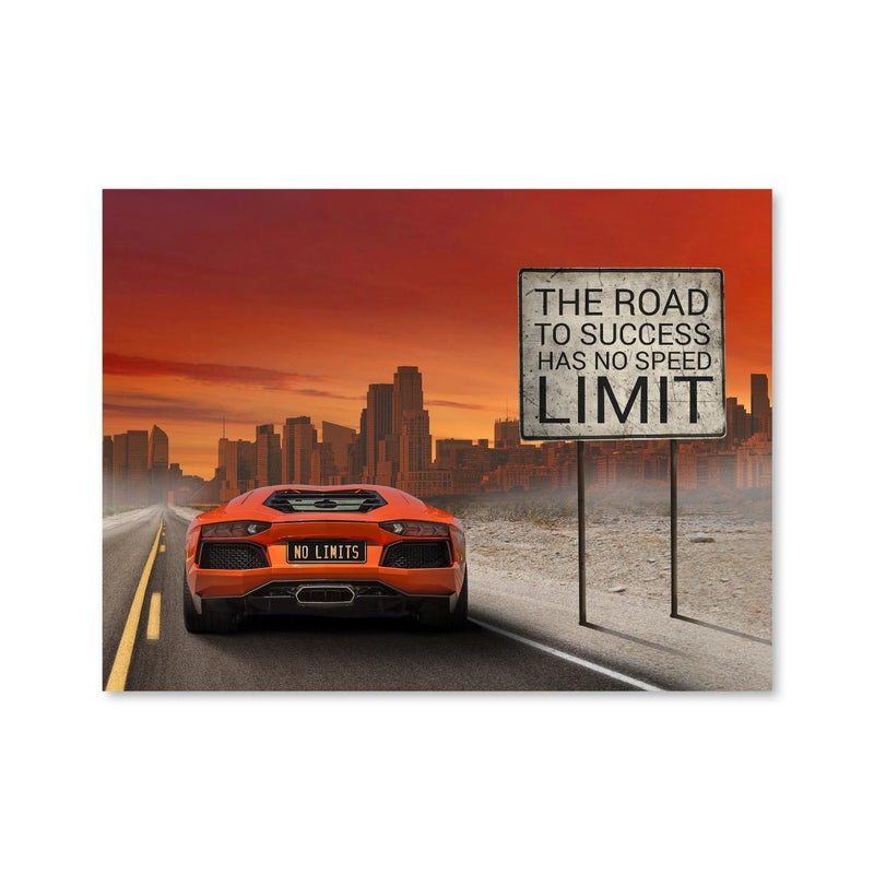 No Speed Limits Canvas