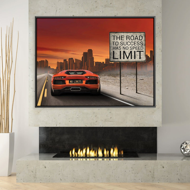 No Speed Limits Canvas