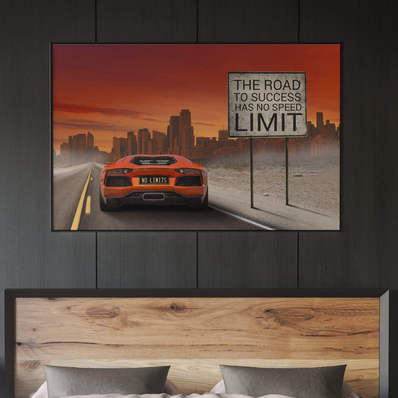 No Speed Limits Canvas