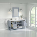 James Martin Breckenridge 60" Single Bathroom Vanity, Serenity Blue