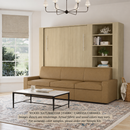 Wall Bed with Extended Sofa