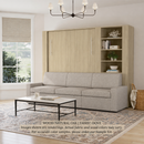 Wall Bed with Extended Sofa
