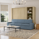 Wall Bed with Sofa by Inovabed