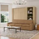 Wall Bed with Extended Sofa