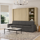 Wall Bed with Extended Sofa