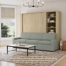 Wall Bed with Extended Sofa