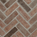 MSI Noble Red®Reclaimed Clay Brick - Herringbone