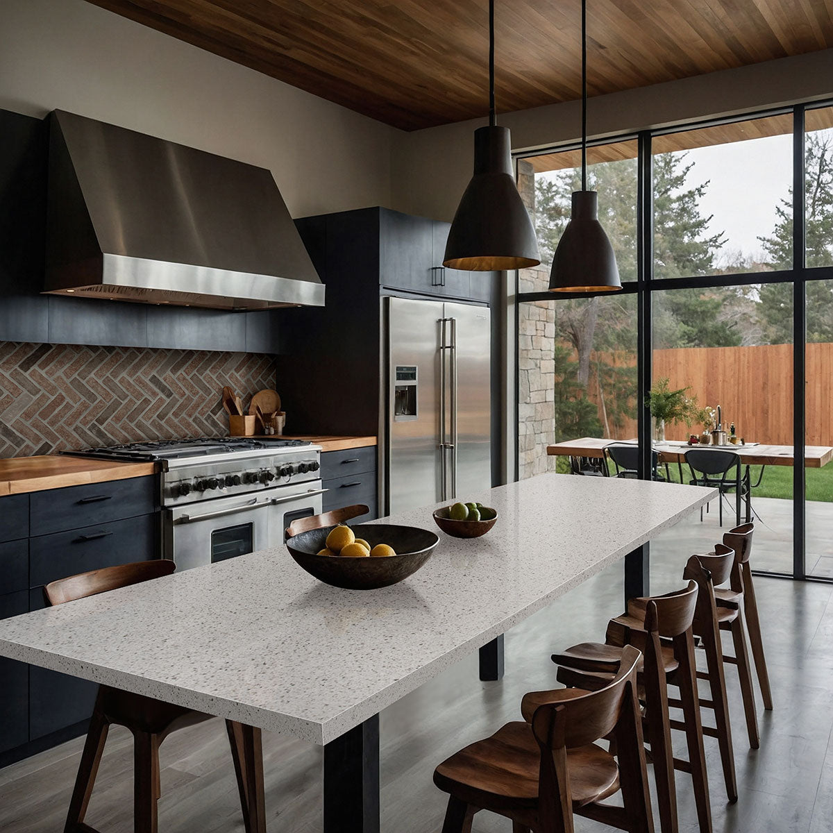 MSI Noble Red®Reclaimed Clay Brick - Herringbone, photo 8 of 11