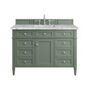 James Martin Brittany 48" Single Bathroom Vanity, Smokey Celadon