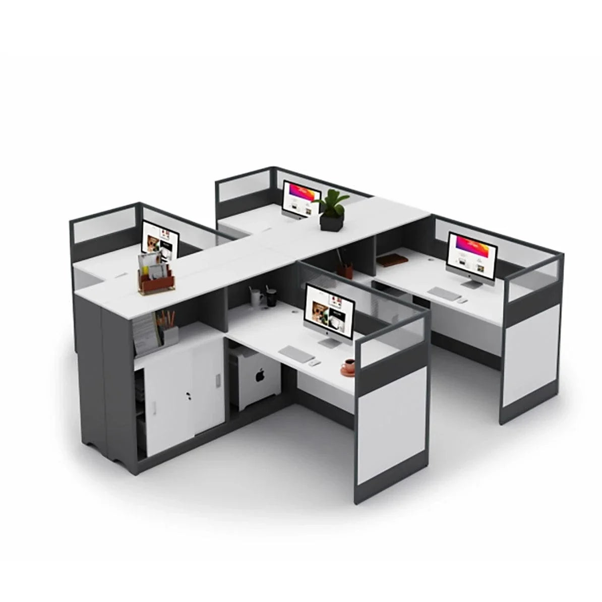 Noelle · L-Shaped Cubicle Office Workstation, photo 8 of 24