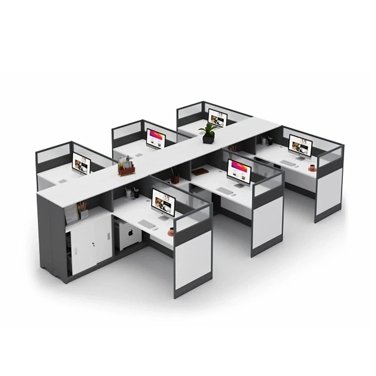 Noelle · L-Shaped Cubicle Office Workstation, photo 9 of 24
