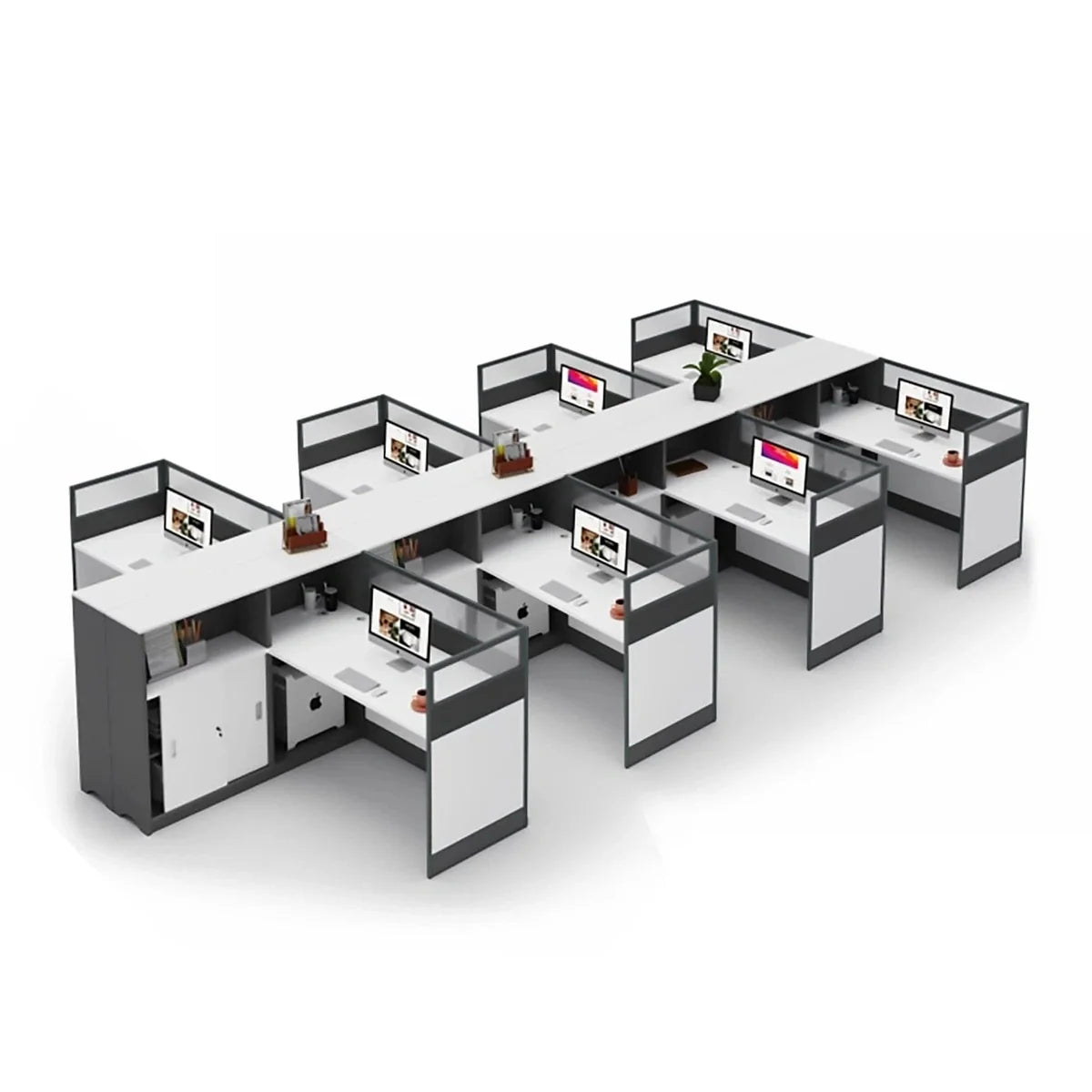 Noelle · L-Shaped Cubicle Office Workstation, photo 10 of 24