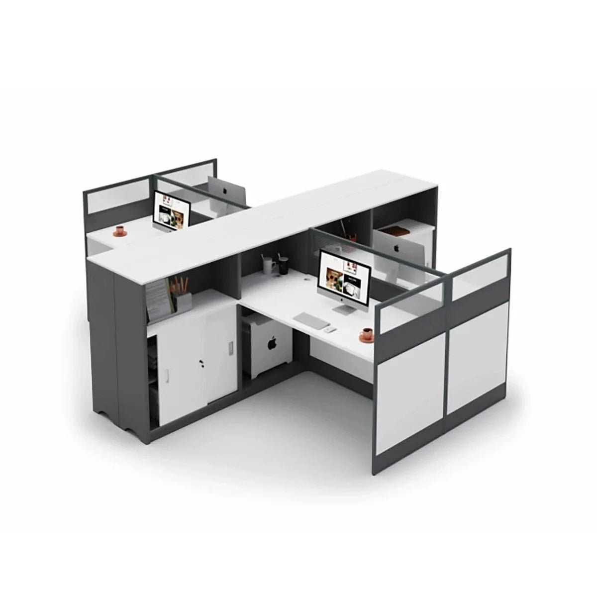 Noelle · L-Shaped Cubicle Office Workstation, photo 11 of 24