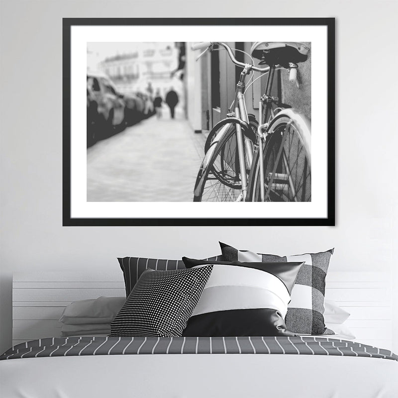 Noir Bicycle Print