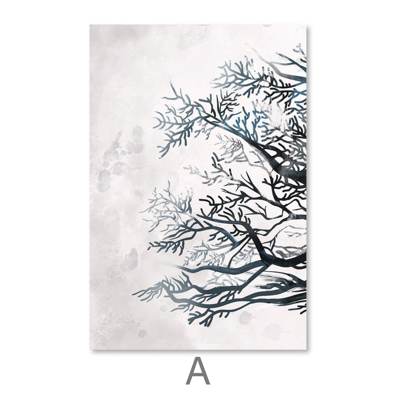 Noir Branches Canvas