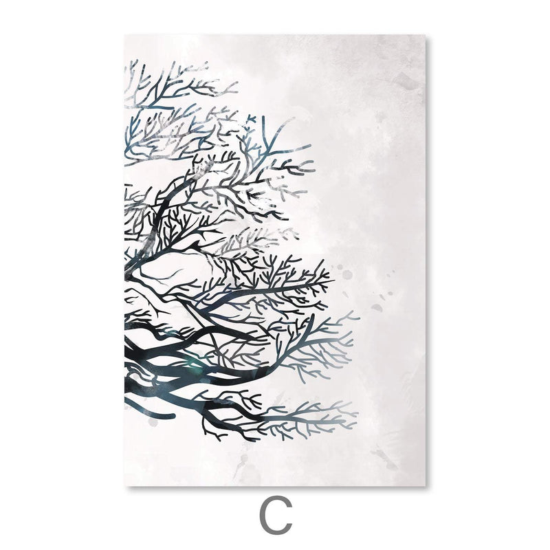 Noir Branches Canvas