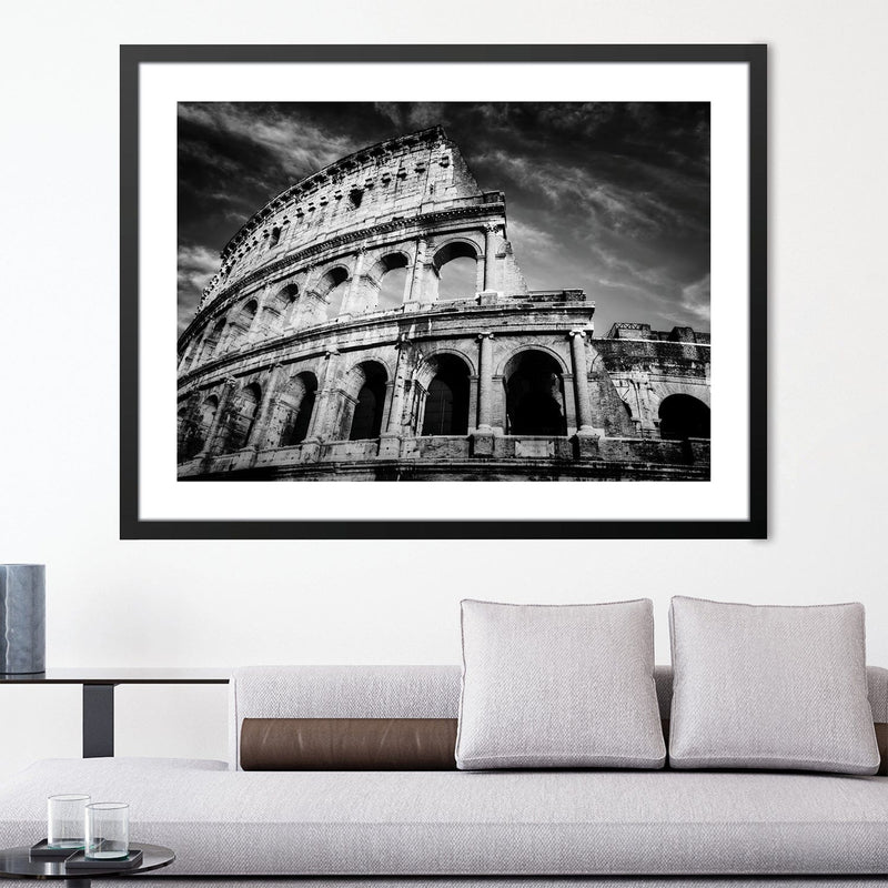 Noir Colosseum Print