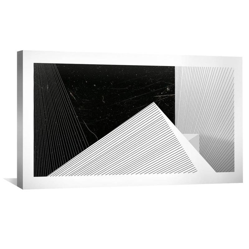 Noir Geometry Canvas