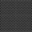 Noir Matte Hexagon Ceramic Mosaics 12x12