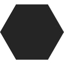 Noir Matte Hexagon Ceramic Tiles 8 1/4