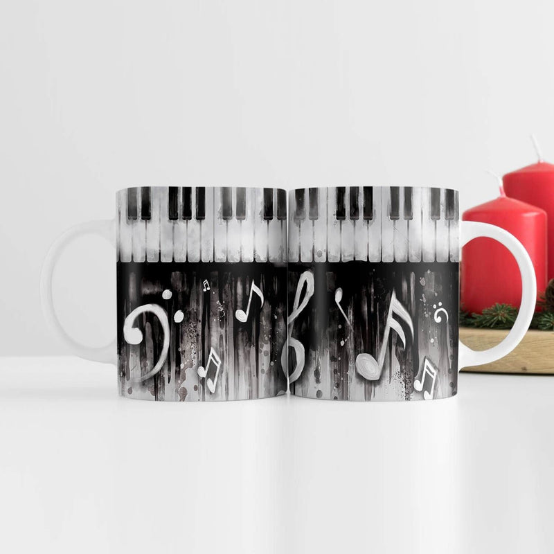 Noir Piano Mug