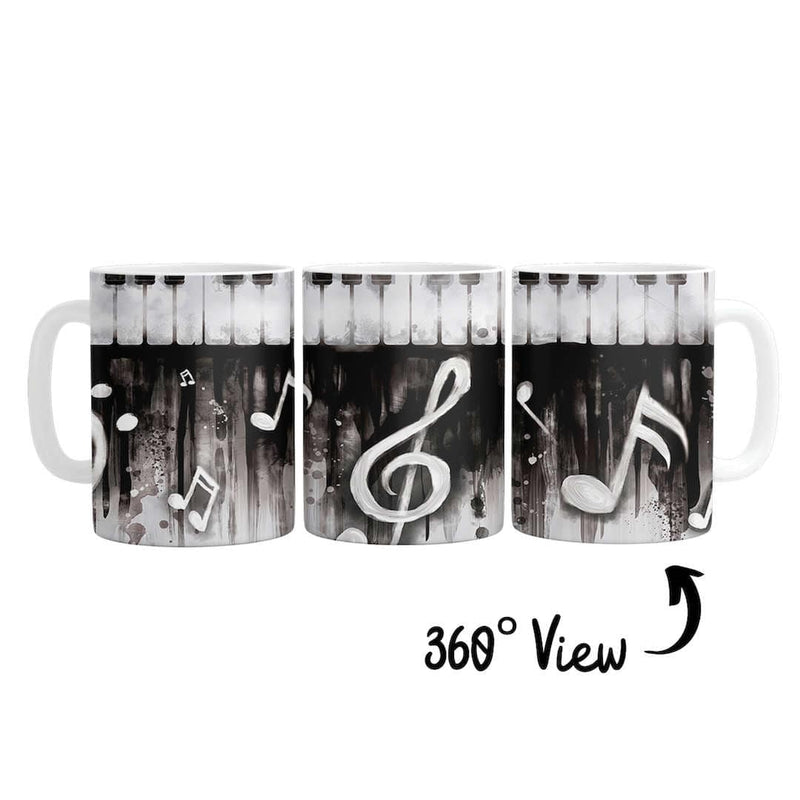 Noir Piano Mug