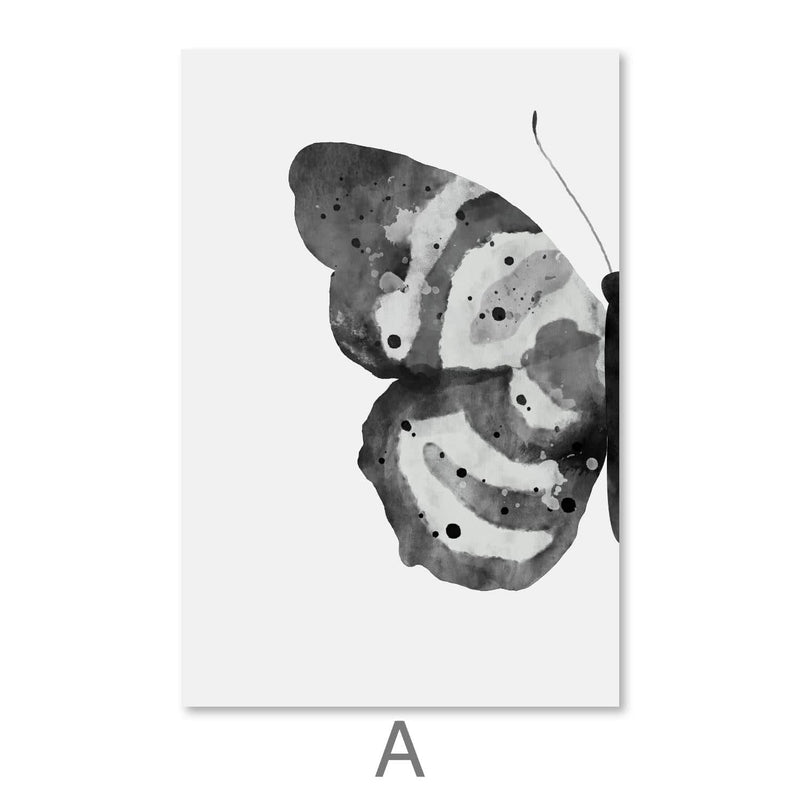 Noir Shades Butterfly Canvas