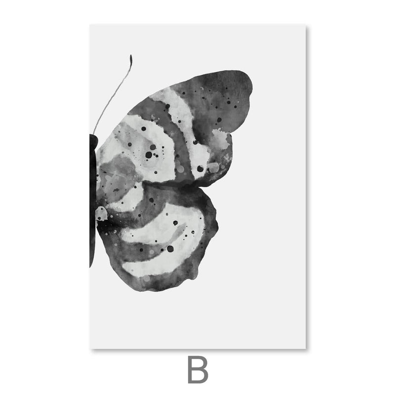 Noir Shades Butterfly Canvas