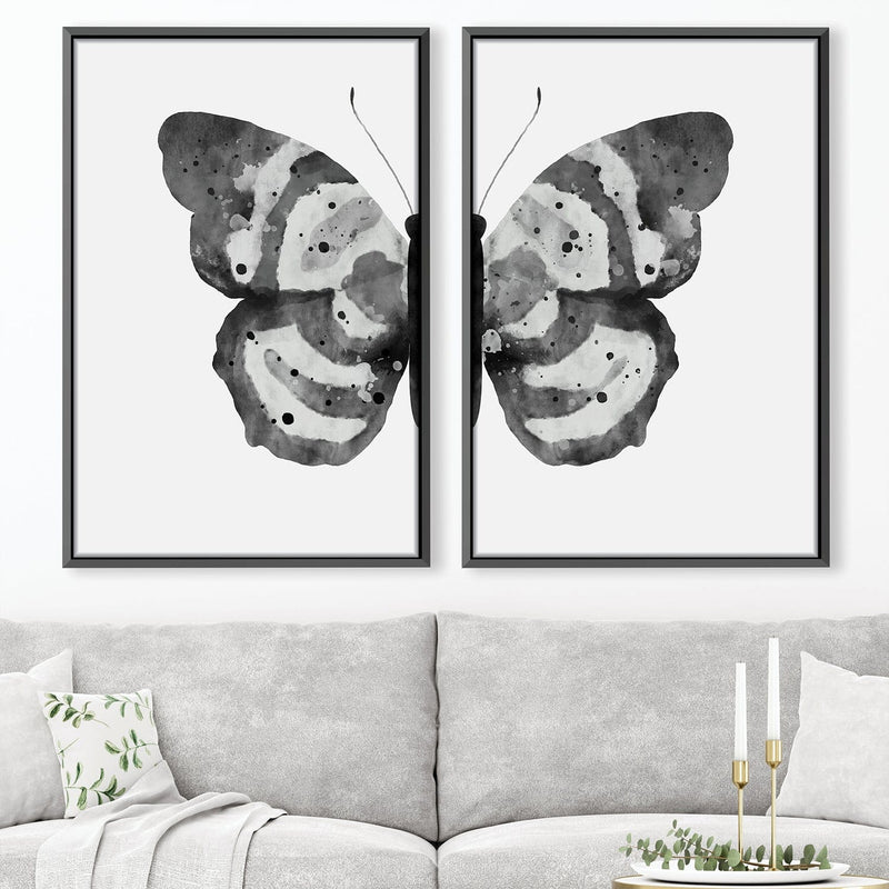 Noir Shades Butterfly Canvas