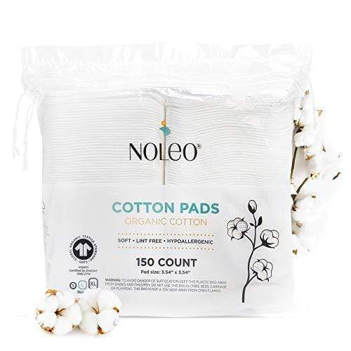 NOLEO Organic Cotton Pads - Large 3.54"x3.54", photo 2 of 7