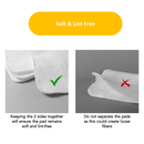 NOLEO Organic Cotton Pads - Large 3.54"x3.54"