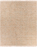 Rice Dusty Sage Fringed Jute Carpet
