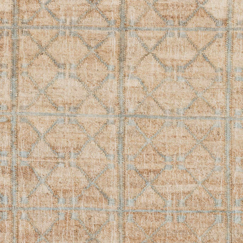 Rice Dusty Sage Fringed Jute Carpet