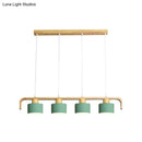 GobekUsa Nordic 3/4 Head Metal Island Chandelier for Dining Room & Kitchen