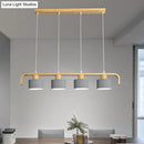 GobekUsa Nordic 3/4 Head Metal Island Chandelier for Dining Room & Kitchen