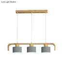 GobekUsa Nordic 3/4 Head Metal Island Chandelier for Dining Room & Kitchen