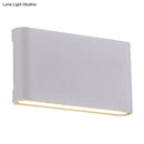 GobekUsa Nordic Aluminum Flush Mount Wall Lamp - Black/White LED Sconce Light Fixture (Small/Large)