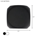 GobekUsa Nordic Aluminum LED Wall Lamp - Mini Cube Wall Washer Sconce for Living Room (2/4-Head) in Black/White