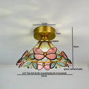 GobekUsa Glass Copper LED Ceiling Light - Nordic Home Lighting Fixture