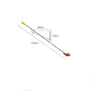 GobekUsa Adjustable Long Arm Wall Lamp for Personalized Nordic Style