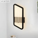 GobekUsa Nordic Metallic Wall Sconce in Black/Gold with Warm/White Light, 12.5"/19.5" Wide