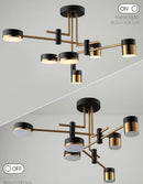 GobekUsa Nordic Black Gold Pendant Light for Home Decor