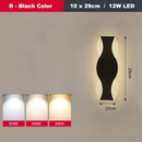 GobekUsa LED Wave Wall Light for Indoor Corridors, Bedrooms, and Sofas