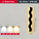 GobekUsa LED Wave Wall Light for Indoor Corridors, Bedrooms, and Sofas