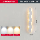 GobekUsa LED Wave Wall Light for Indoor Corridors, Bedrooms, and Sofas