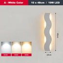 GobekUsa LED Wave Wall Light for Indoor Corridors, Bedrooms, and Sofas